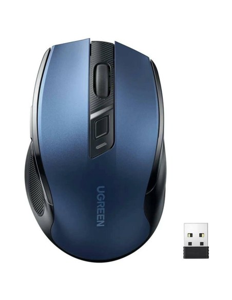 Mysz optyczna Ugreen MU006 bezprzewodowa USB 2.4GHz / Bluetooth 5.0 4000 DPI - niebieska Mysz optyczna Ugreen MU006 bezprzewodowa USB 2.4GHz / Bluetooth 5.0 4000 DPI - niebieska