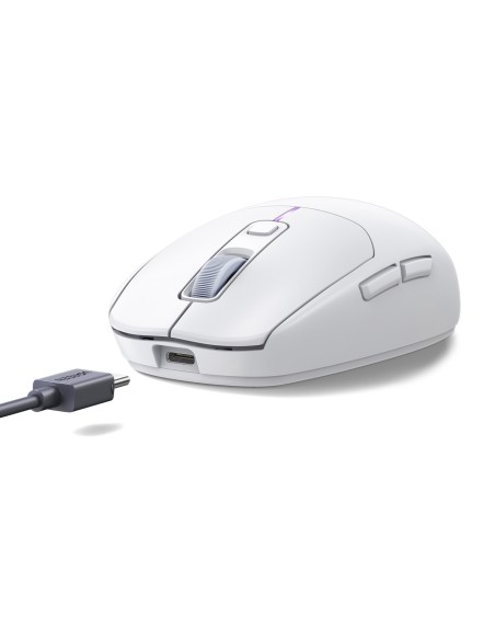 Mysz komputerowa Ugreen MU103 Bluetooth 5.0 / odbiornik USB 2.4GHz - biała Mysz komputerowa Ugreen MU103 Bluetooth 5.0 / odbiornik USB 2.4GHz - biała