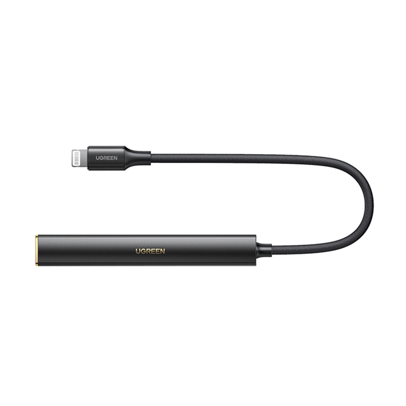 Wzmacniacz słuchawkowy DAC Ugreen CM545 ze złącza USB-C do mini jack 3.5 mm - czarny Wzmacniacz słuchawkowy DAC Ugreen CM545 ze złącza USB-C do mini jack 3.5 mm - czarny