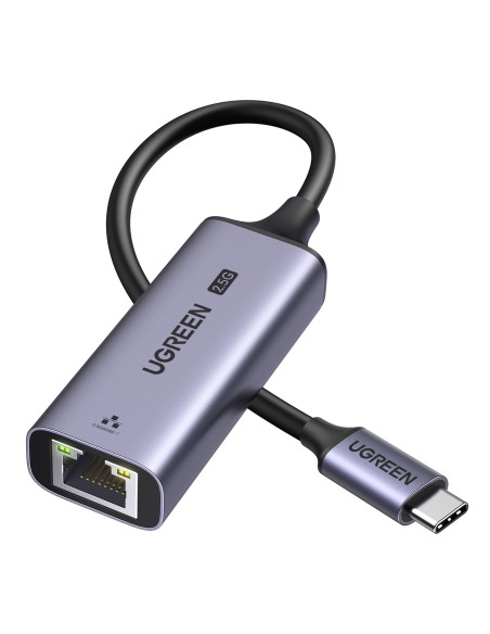 Adapter Ugreen CM648 USB-C do RJ45 Ethernet 2.5G - szary Adapter Ugreen CM648 USB-C do RJ45 Ethernet 2.5G - szary
