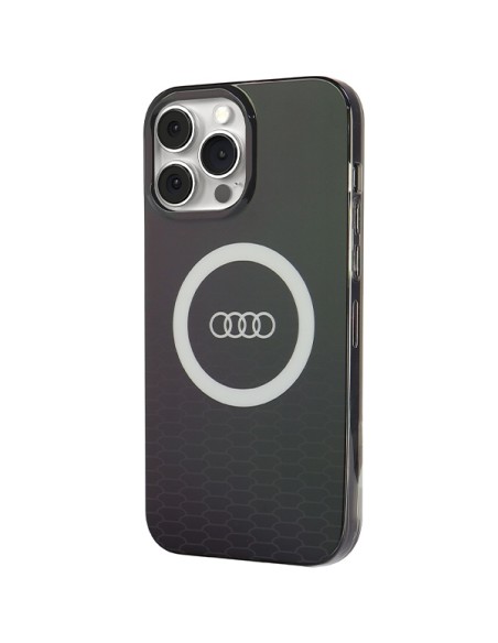 Etui Audi IML Big Logo MagSafe na iPhone 13 Pro Max - czarne Etui Audi IML Big Logo MagSafe na iPhone 13 Pro Max - czarne