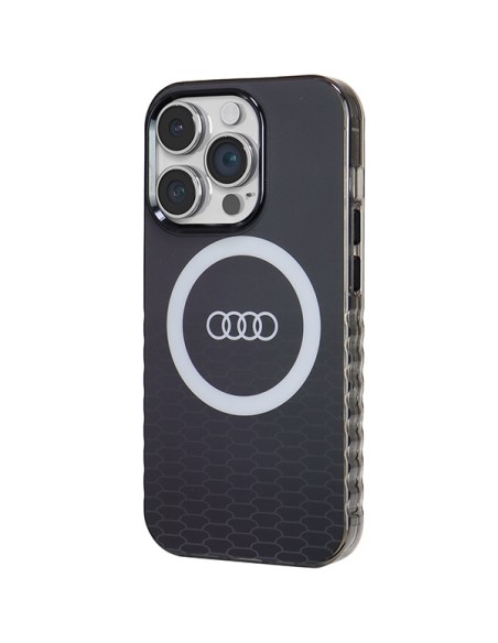 Etui Audi IML Big Logo MagSafe na iPhone 14 Pro - czarne Etui Audi IML Big Logo MagSafe na iPhone 14 Pro - czarne