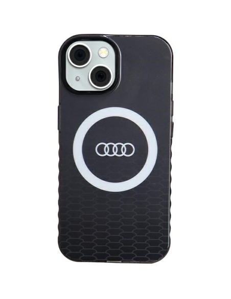 Etui Audi IML Big Logo MagSafe na iPhone 15 / 14 / 13 - czarne Etui Audi IML Big Logo MagSafe na iPhone 15 / 14 / 13 - czarne