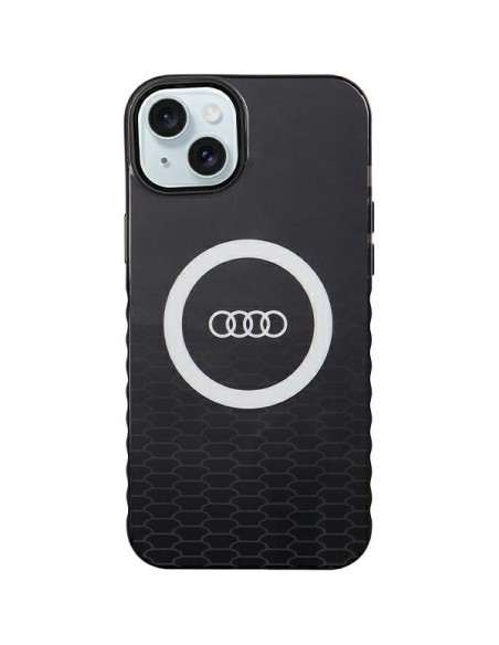 Etui Audi IML Big Logo MagSafe na iPhone 15 Plus / 14 Plus - czarne Etui Audi IML Big Logo MagSafe na iPhone 15 Plus / 14 Plus - czarne