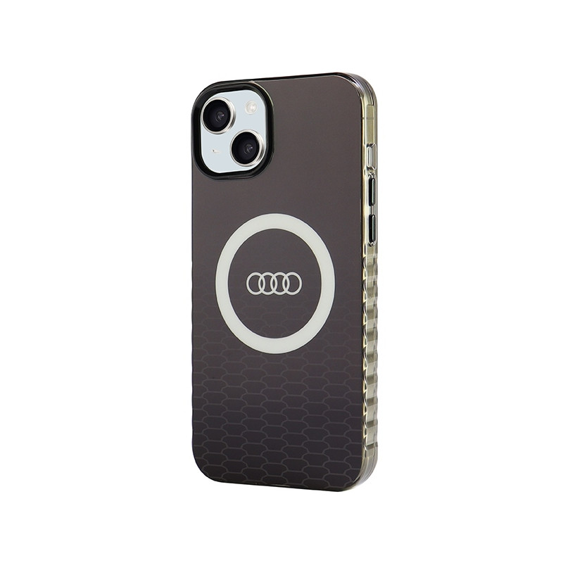 Etui Audi IML Big Logo MagSafe na iPhone 15 Plus / 14 Plus - czarne