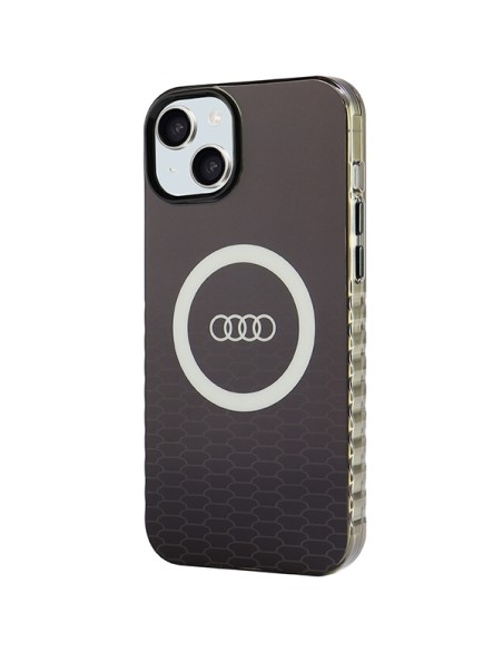 Etui Audi IML Big Logo MagSafe na iPhone 15 Plus / 14 Plus - czarne Etui Audi IML Big Logo MagSafe na iPhone 15 Plus / 14 Plus - czarne