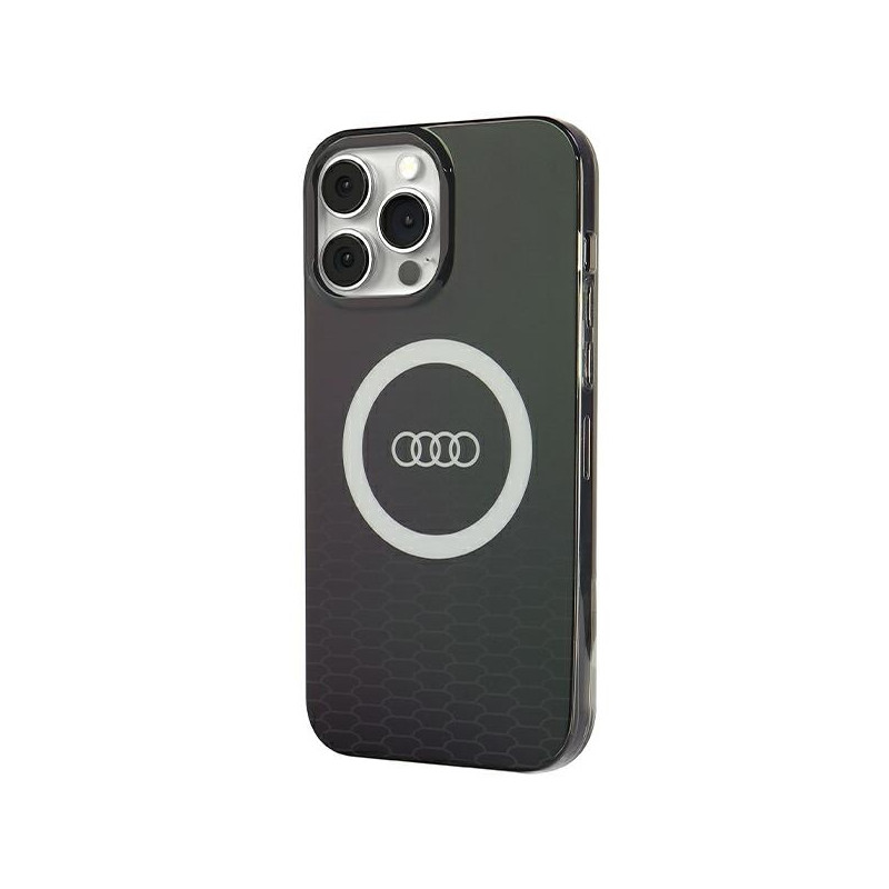 Etui Audi IML Big Logo MagSafe na iPhone 13 Pro / 13 - czarne