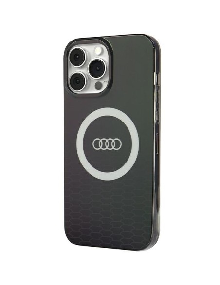 Etui Audi IML Big Logo MagSafe na iPhone 13 Pro / 13 - czarne Etui Audi IML Big Logo MagSafe na iPhone 13 Pro / 13 - czarne