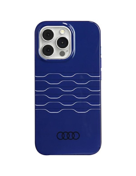 Etui Audi IML MagSafe na iPhone 13 Pro / 13 - niebieskie