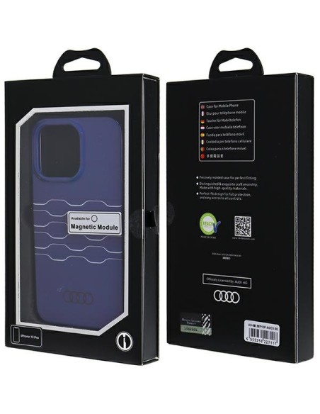 Etui Audi IML MagSafe na iPhone 13 Pro / 13 - niebieskie