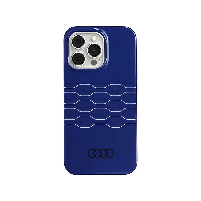 Etui Audi IML MagSafe na iPhone 13 Pro Max - niebieskie