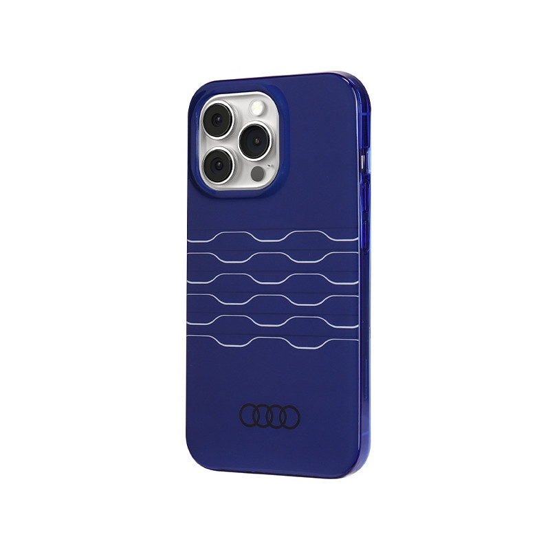 Etui Audi IML MagSafe na iPhone 13 Pro Max - niebieskie