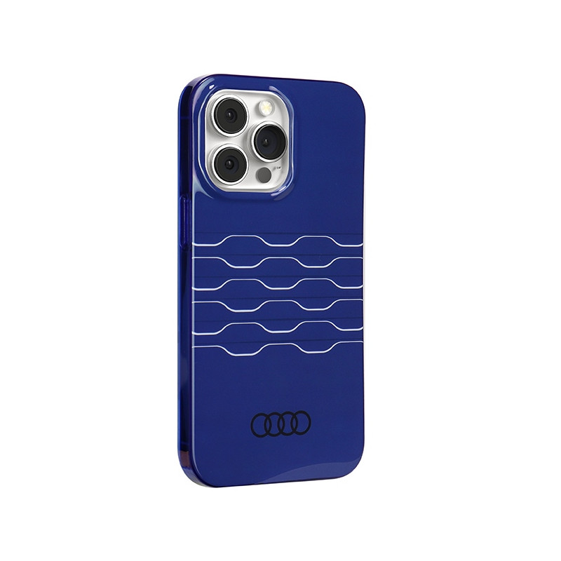 Etui Audi IML MagSafe na iPhone 13 Pro Max - niebieskie