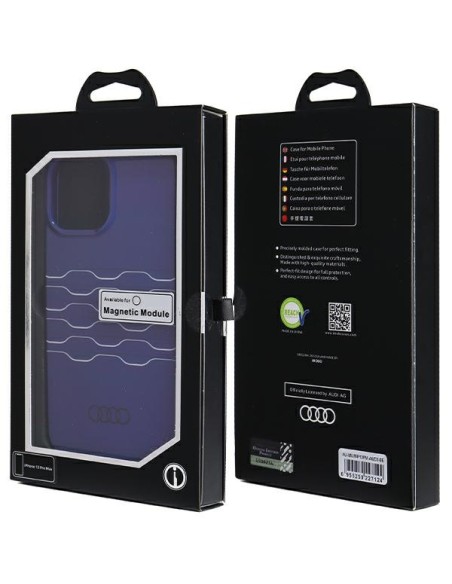 Etui Audi IML MagSafe na iPhone 13 Pro Max - niebieskie Etui Audi IML MagSafe na iPhone 13 Pro Max - niebieskie