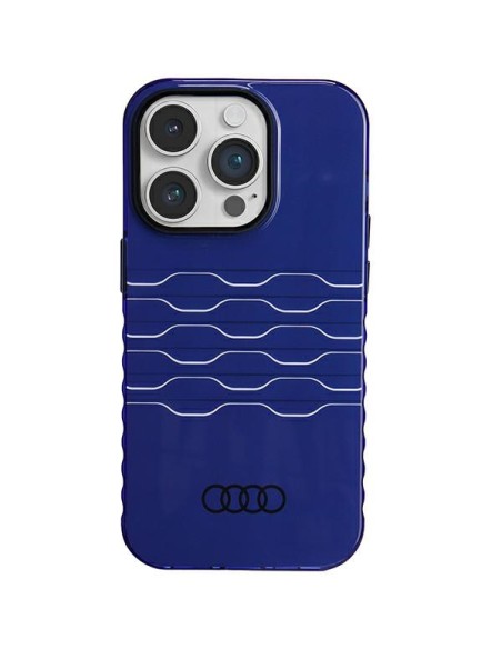 Etui Audi IML MagSafe na iPhone 14 Pro - niebieskie Etui Audi IML MagSafe na iPhone 14 Pro - niebieskie