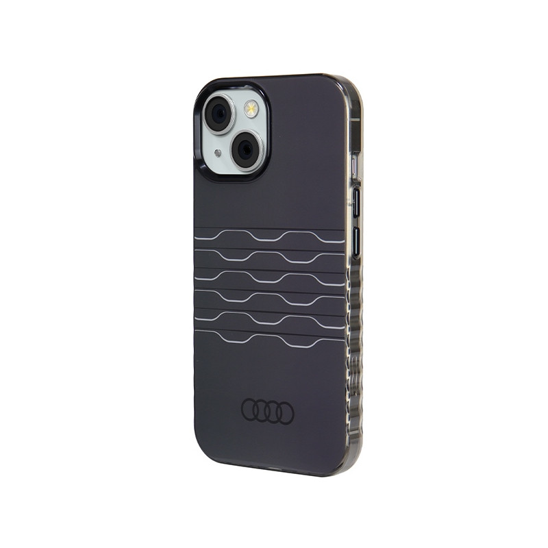 Etui Audi IML MagSafe na iPhone 15 / 14 / 13 - czarne