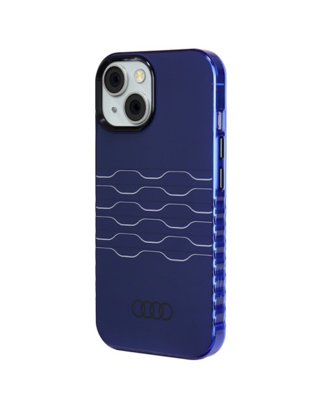 Etui Audi IML MagSafe na iPhone 15 / 14 / 13 - niebieskie Etui Audi IML MagSafe na iPhone 15 / 14 / 13 - niebieskie
