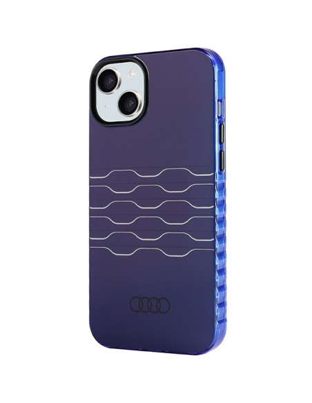 Etui Audi IML MagSafe na iPhone 15 Plus / 14 Plus - niebieskie Etui Audi IML MagSafe na iPhone 15 Plus / 14 Plus - niebieskie