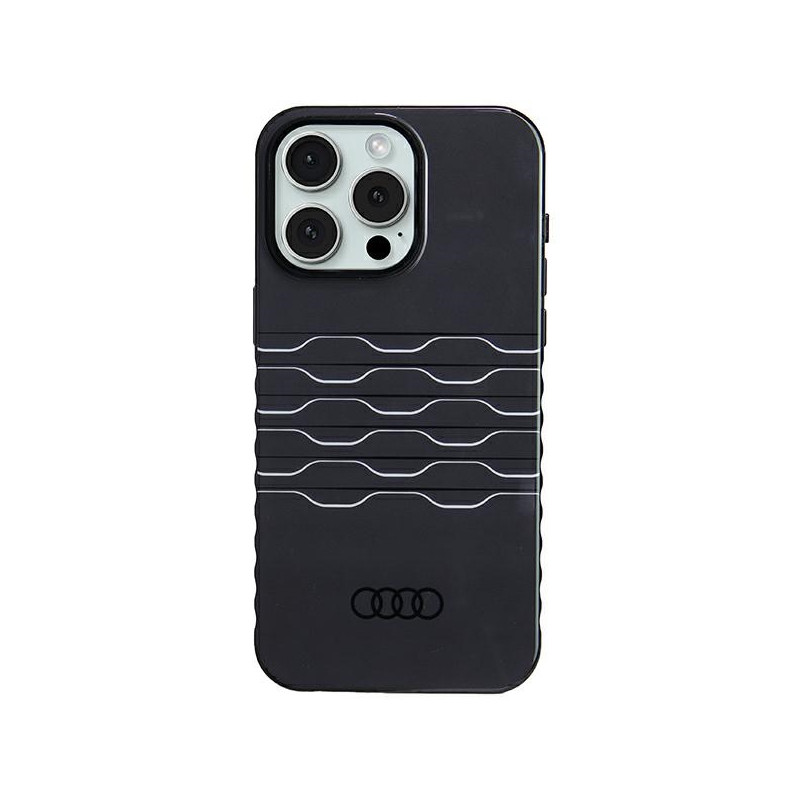 Etui Audi IML MagSafe na iPhone 15 Pro Max - czarne