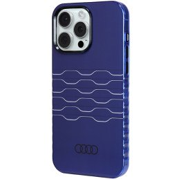 Etui Audi IML MagSafe na iPhone 15 Pro Max - niebieskie
