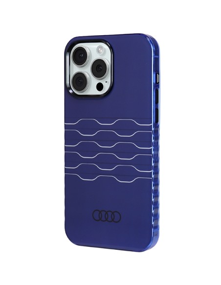Etui Audi IML MagSafe na iPhone 15 Pro Max - niebieskie Etui Audi IML MagSafe na iPhone 15 Pro Max - niebieskie