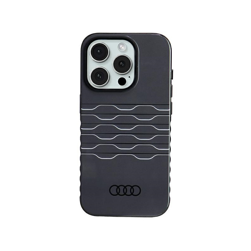 Etui Audi IML MagSafe na iPhone 15 Pro - czarne Etui Audi IML MagSafe na iPhone 15 Pro - czarne