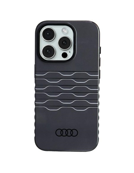 Etui Audi IML MagSafe na iPhone 15 Pro - czarne Etui Audi IML MagSafe na iPhone 15 Pro - czarne