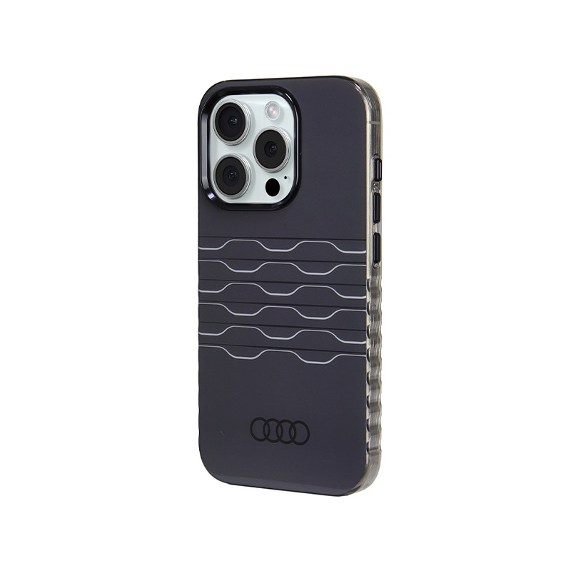Etui Audi IML MagSafe na iPhone 15 Pro - czarne