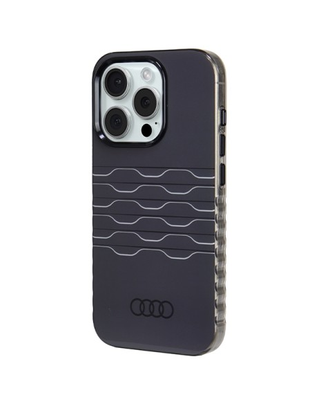 Etui Audi IML MagSafe na iPhone 15 Pro - czarne Etui Audi IML MagSafe na iPhone 15 Pro - czarne