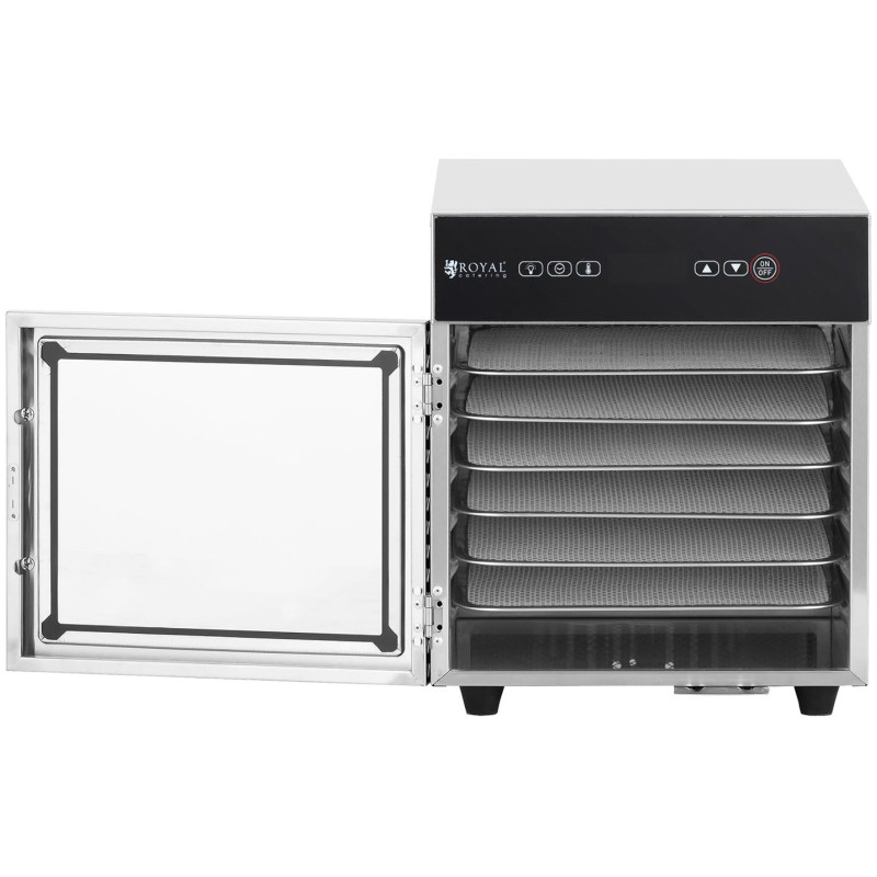Maisto džiovintuvas grybams vaisiams daržovėms žolelėms 6 grotelės 30-90 C 500 W