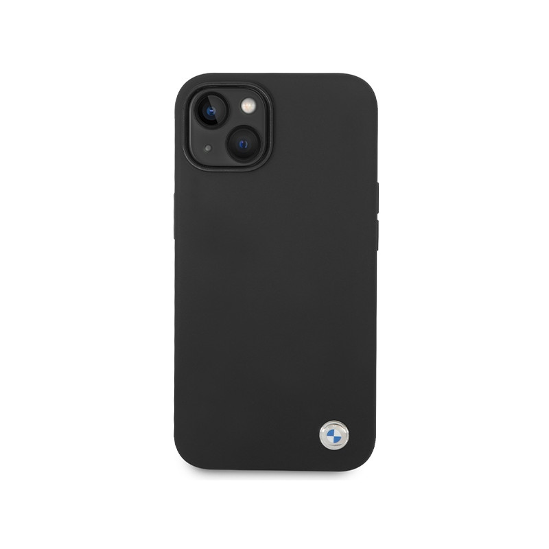 Etui BMW Silicone Metal Logo na iPhone 15 / 14 / 13 - czarne