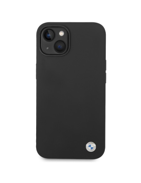 Etui BMW Silicone Metal Logo na iPhone 15 / 14 / 13 - czarne Etui BMW Silicone Metal Logo na iPhone 15 / 14 / 13 - czarne