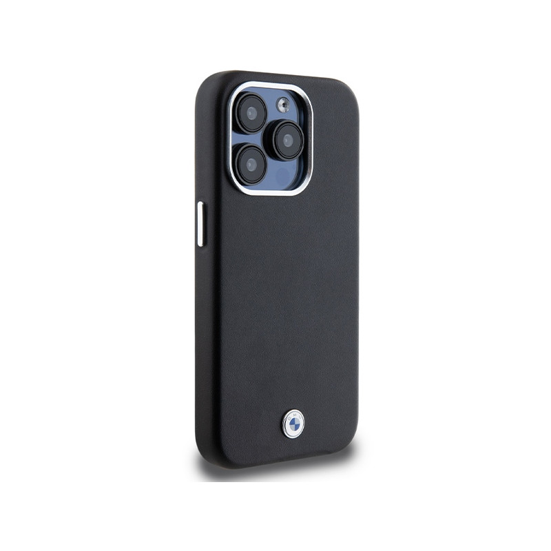 Etui BMW Signature Wrapped Metal MagSafe na iPhone 14 Pro Max - czarne