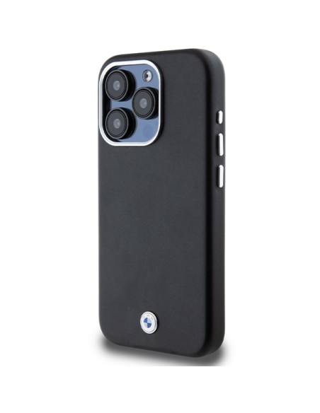 Etui BMW Signature Wrapped Metal MagSafe na iPhone 15 Pro - czarne Etui BMW Signature Wrapped Metal MagSafe na iPhone 15 Pro - czarne