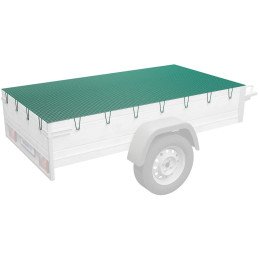 Krovinio tvirtinimo tinklas priekabai 4 x 3 m žalias