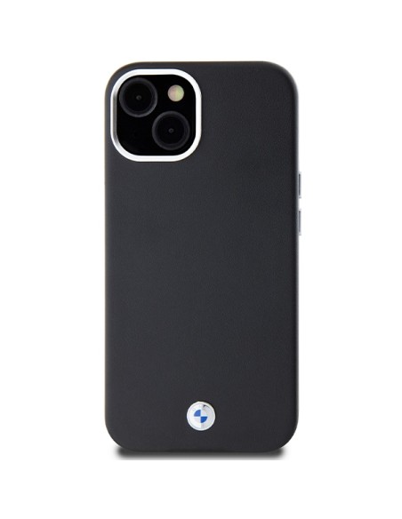Etui BMW Signature Wrapped Metal MagSafe na iPhone 15 Plus / 14 Plus - czarne Etui BMW Signature Wrapped Metal MagSafe na iPhone 15 Plus / 14 Plus - czarne
