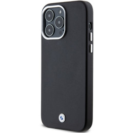 Etui BMW Signature Wrapped Metal MagSafe na iPhone 15 Pro Max - czarne