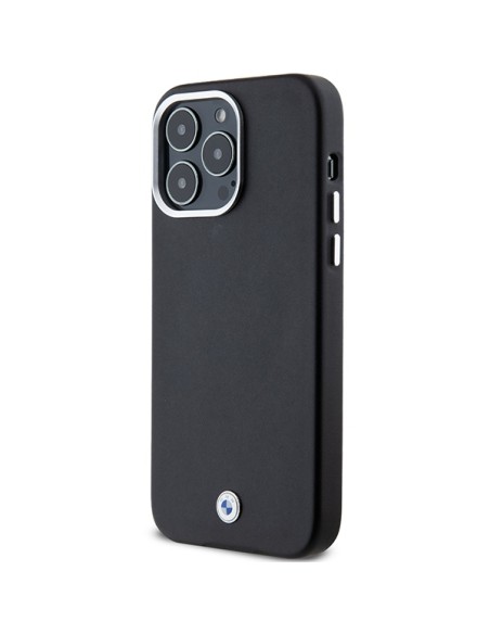 Etui BMW Signature Wrapped Metal MagSafe na iPhone 15 Pro Max - czarne Etui BMW Signature Wrapped Metal MagSafe na iPhone 15 Pro Max - czarne