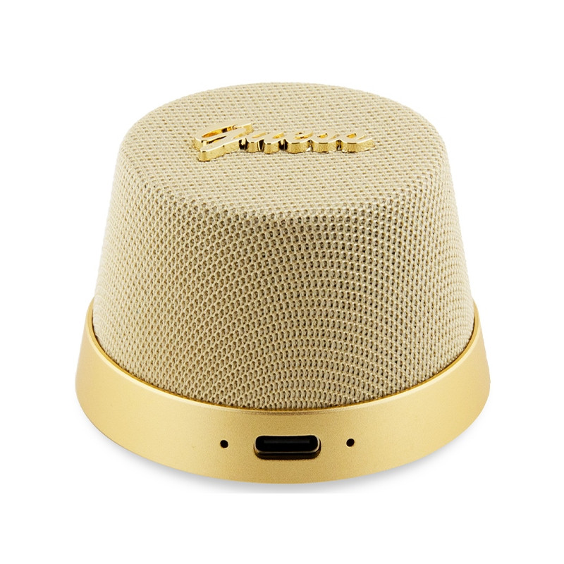 Głośnik Bluetooth Guess Magnetic Script Metal - złoty