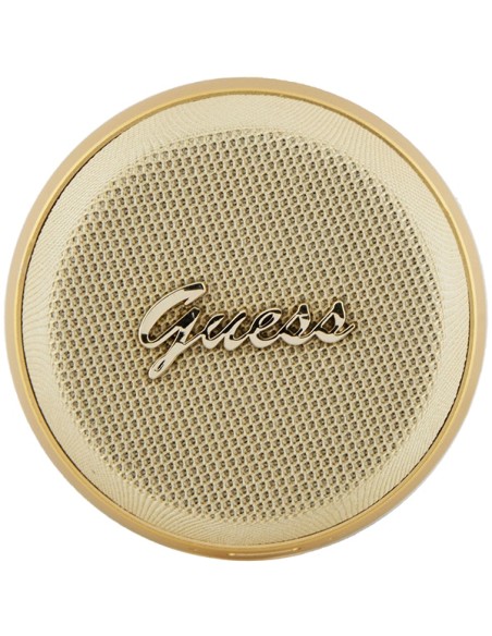 Głośnik Bluetooth Guess Magnetic Script Metal - złoty Głośnik Bluetooth Guess Magnetic Script Metal - złoty