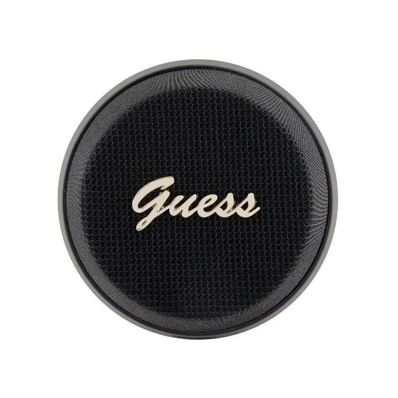 Głośnik Bluetooth Guess Magnetic Script Metal - czarny