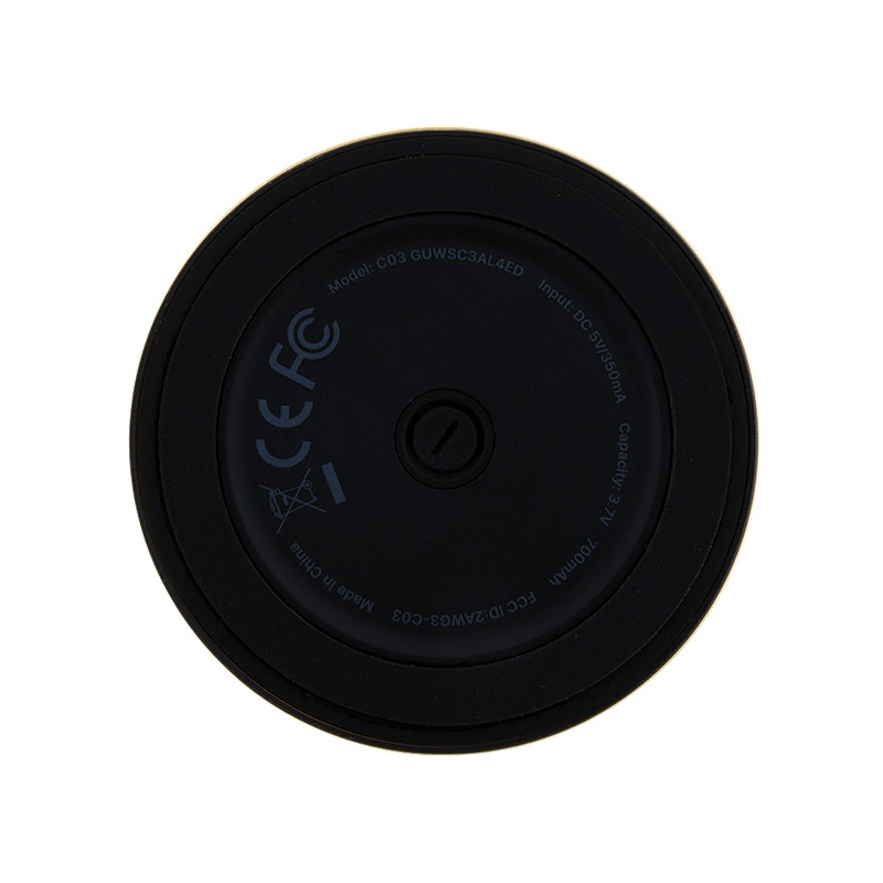 Głośnik Bluetooth Guess Magnetic Script Metal - czarny