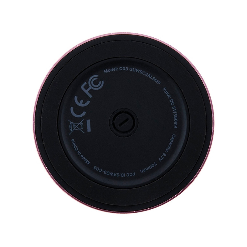 Głośnik Bluetooth Guess Magnetic Script Metal - różowy