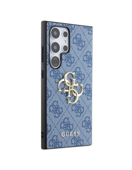 Etui Guess 4G Big Metal Logo na Samsung Galaxy S24 Ultra - niebieskie Etui Guess 4G Big Metal Logo na Samsung Galaxy S24 Ultra - niebieskie