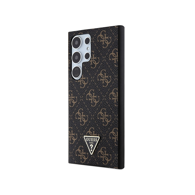 Etui Guess 4G Triangle na Samsung Galaxy S24 Ultra - czarne