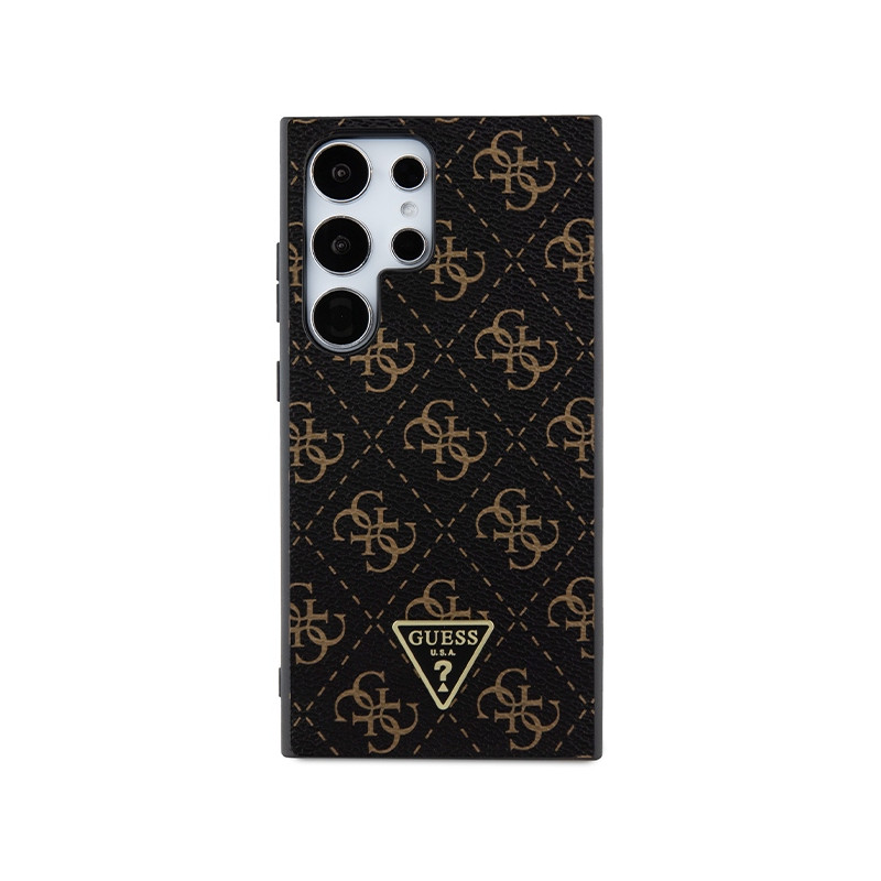 Etui Guess 4G Triangle na Samsung Galaxy S24 Ultra - czarne