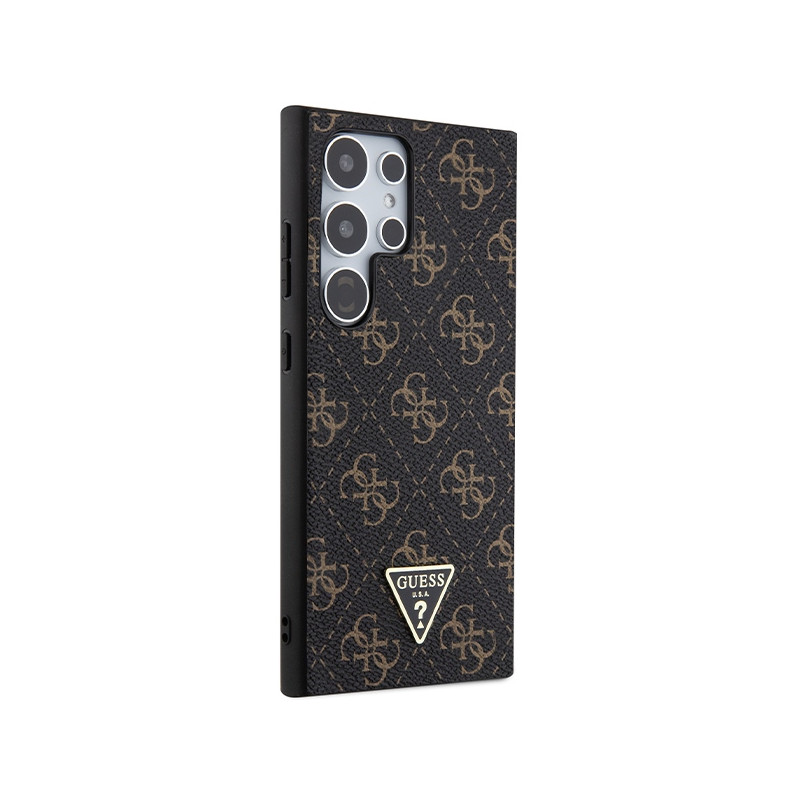 Etui Guess 4G Triangle na Samsung Galaxy S24 Ultra - czarne