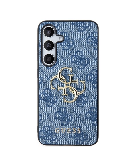 Etui Guess 4G Big Metal Logo na Samsung Galaxy S24+ - niebieskie