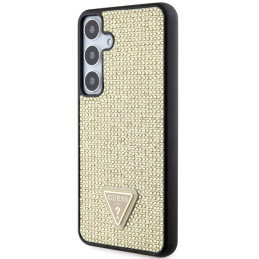 Etui Guess Rhinestone Triangle na Samsung Galaxy S24+ - złote