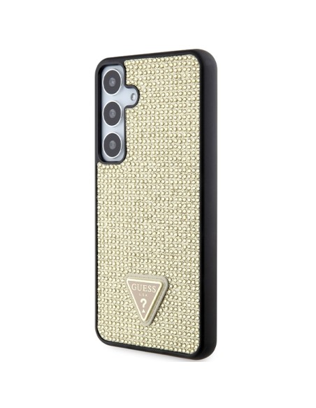 Etui Guess Rhinestone Triangle na Samsung Galaxy S24+ - złote